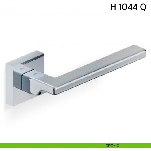 Maniglia per porta H 1044 Q Valli collezione Fusital cromo