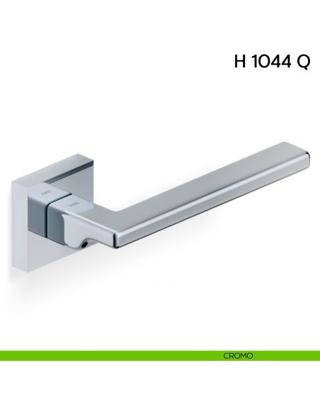 Maniglia per porta H 1044 Q Valli collezione Fusital cromo