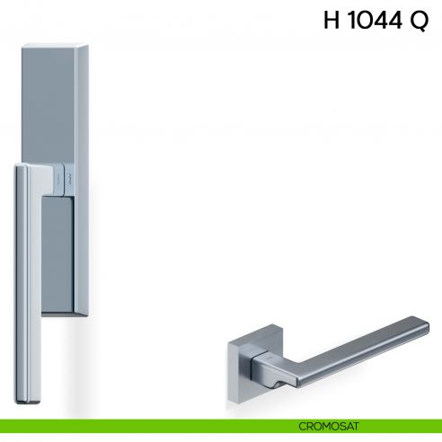 Maniglia per finestra cremonese H 1044 Q Valli collezione Fusital cromosat