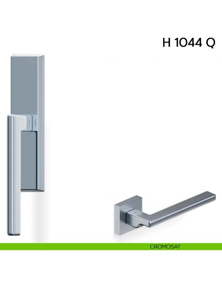 Maniglia per finestra cremonese H 1044 Q Valli collezione Fusital cromosat