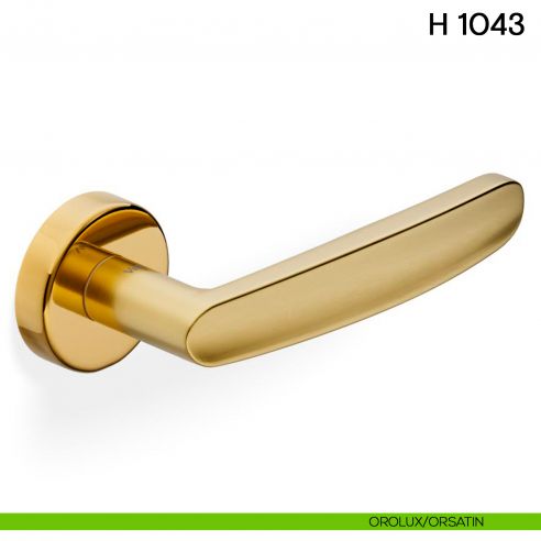 Maniglia per porta H 1043 Valli collezione Fusital orolux - orsatin