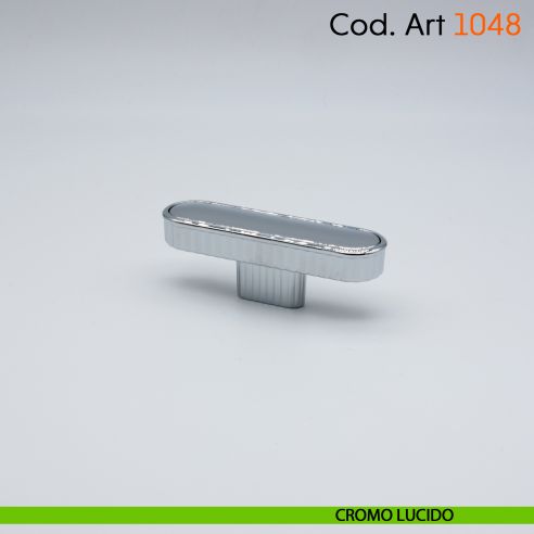 Maniglia di design per mobile moderno Cosmov articolo 1048 cromo lucido