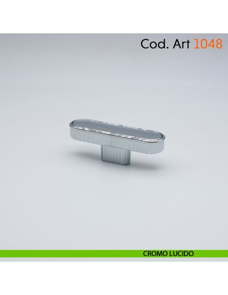 Maniglia di design per mobile moderno Cosmov articolo 1048 cromo lucido