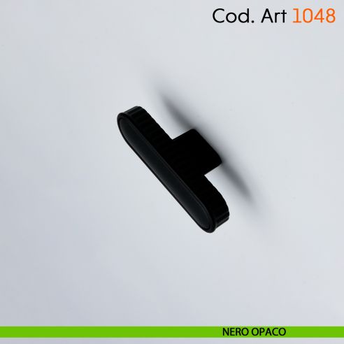 Maniglia di design per mobile moderno Cosmov articolo 1048 nero opaco