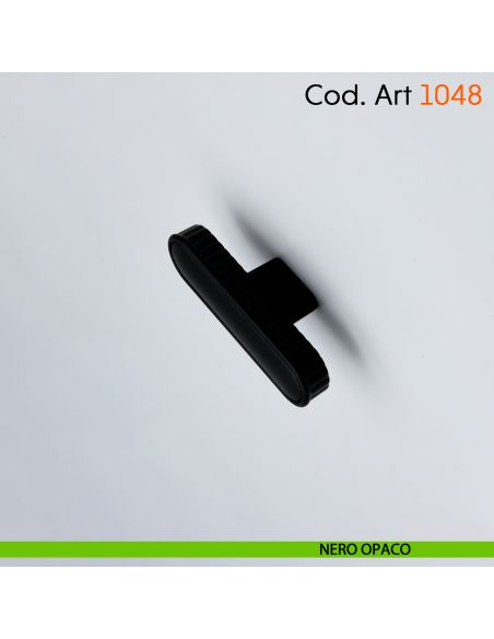 Maniglia di design per mobile moderno Cosmov articolo 1048 nero opaco