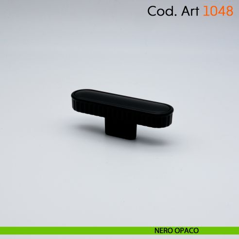 Maniglia di design per mobile moderno Cosmov articolo 1048 nero opaco