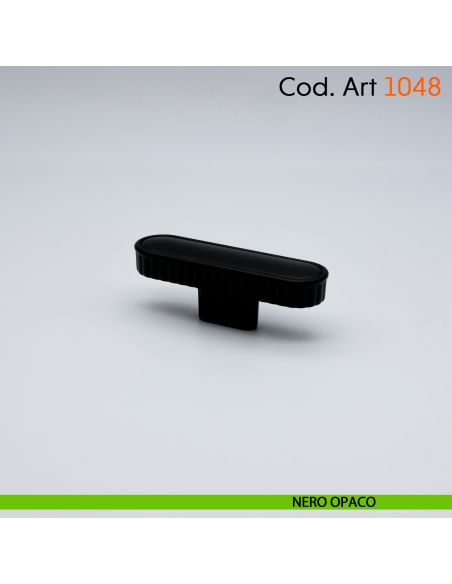 Maniglia di design per mobile moderno Cosmov articolo 1048 nero opaco