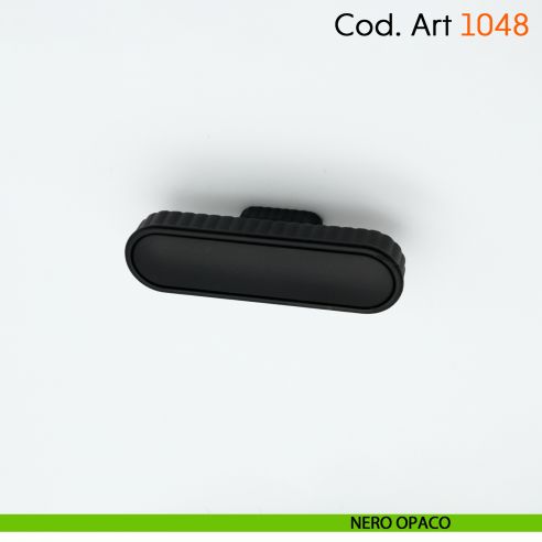 Maniglia di design per mobile moderno Cosmov articolo 1048 nero opaco