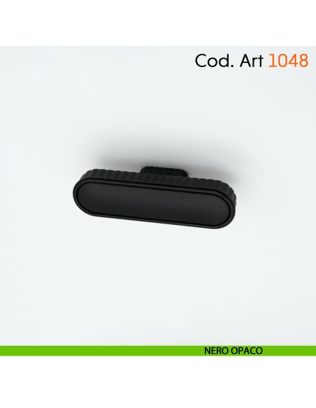 Maniglia di design per mobile moderno Cosmov articolo 1048 nero opaco