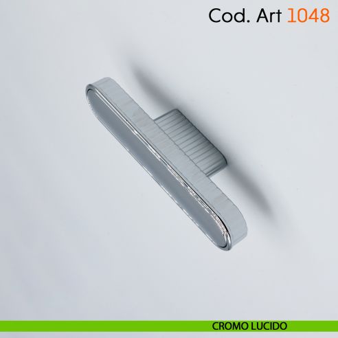 Maniglia di design per mobile moderno Cosmov articolo 1048 cromo lucido