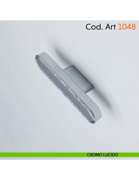Maniglia di design per mobile moderno Cosmov articolo 1048 cromo lucido