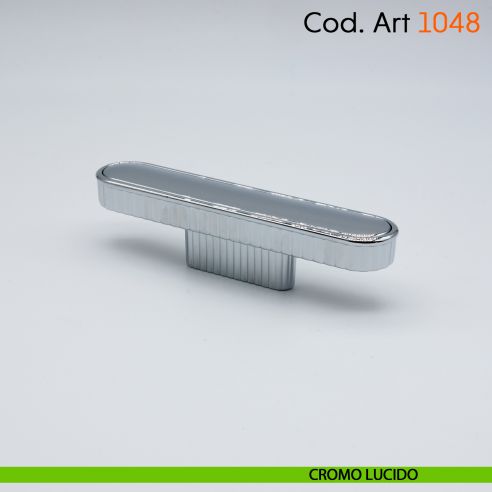 Maniglia di design per mobile moderno Cosmov articolo 1048 cromo lucido