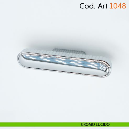 Maniglia di design per mobile moderno Cosmov articolo 1048 cromo lucido