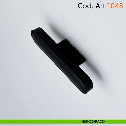 Maniglia di design per mobile moderno Cosmov articolo 1048 nero opaco