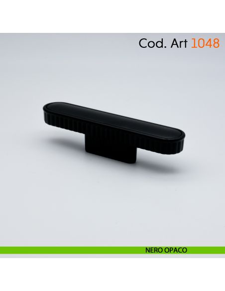 Maniglia di design per mobile moderno Cosmov articolo 1048 nero opaco