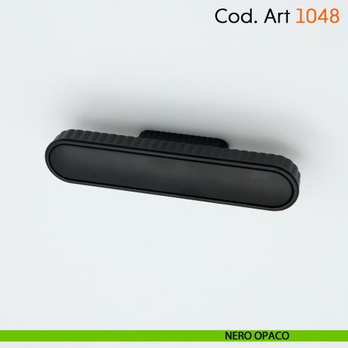 Maniglia di design per mobile moderno Cosmov articolo 1048 nero opaco