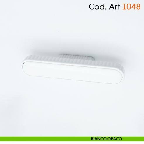 Maniglia di design per mobile moderno Cosmov articolo 1048 bianco opaco