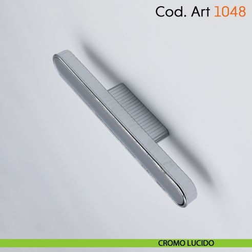 Maniglia di design per mobile moderno Cosmov articolo 1048 cromo lucido