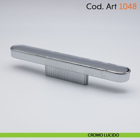 Maniglia di design per mobile moderno Cosmov articolo 1048 cromo lucido