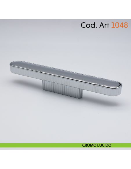Maniglia di design per mobile moderno Cosmov articolo 1048 cromo lucido