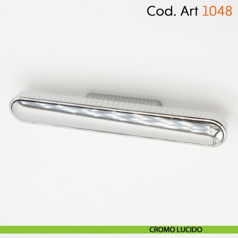Maniglia di design per mobile moderno Cosmov articolo 1048 cromo lucido