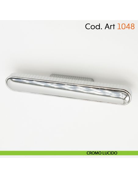 Maniglia di design per mobile moderno Cosmov articolo 1048 cromo lucido