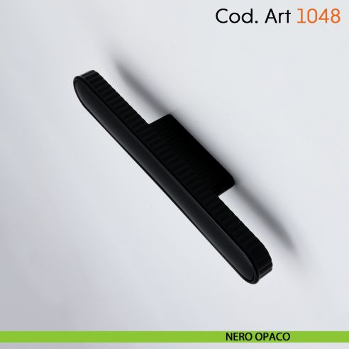 Maniglia di design per mobile moderno Cosmov articolo 1048 nero opaco