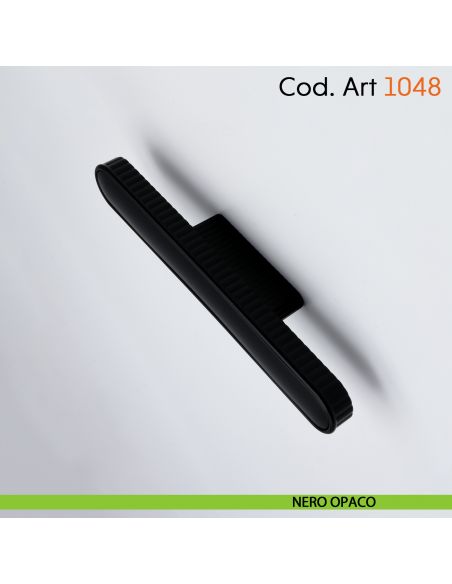 Maniglia di design per mobile moderno Cosmov articolo 1048 nero opaco