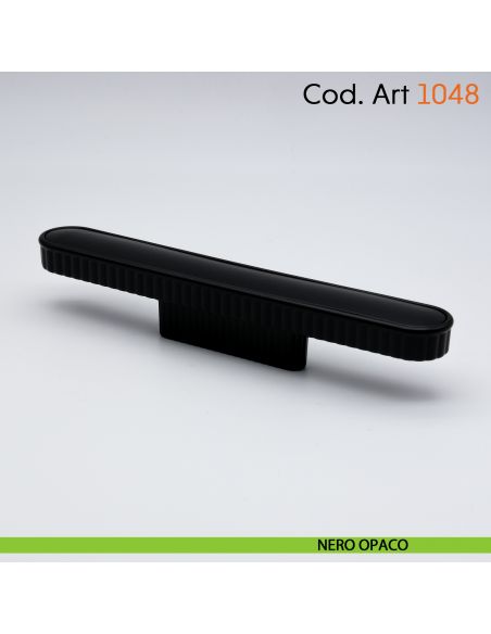 Maniglia di design per mobile moderno Cosmov articolo 1048 nero opaco