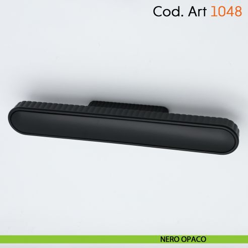 Maniglia di design per mobile moderno Cosmov articolo 1048 nero opaco