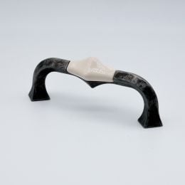 Maniglia in porcellana shabby per mobile rustico Cosmov articolo 1220