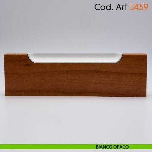 Maniglia incasso di design per mobile moderno Cosmov articolo 1459 bianco opaco