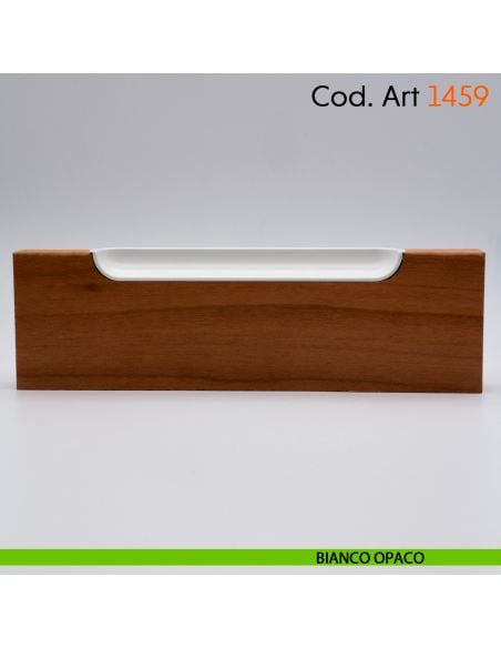 Maniglia incasso di design per mobile moderno Cosmov articolo 1459 bianco opaco