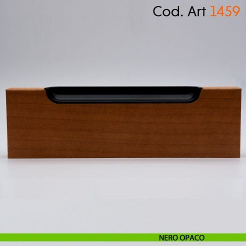 Maniglia incasso di design per mobile moderno Cosmov articolo 1459 nero opaco