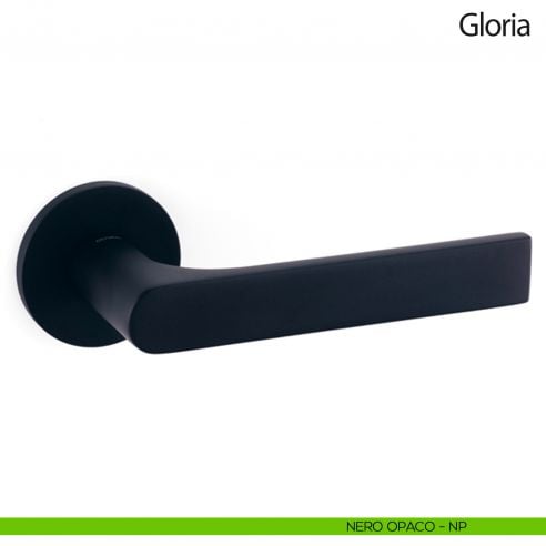 Maniglia per porta Gloria Olivari bassa nero opaco