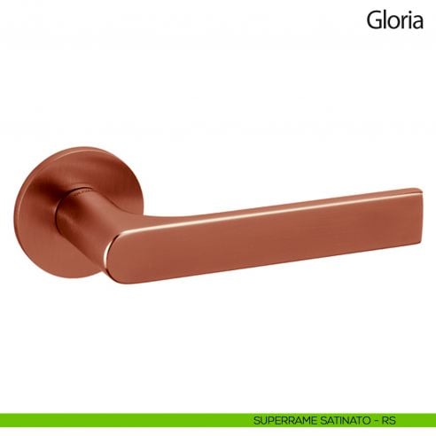 Maniglia per porta Gloria Olivari bassa superrame satinato