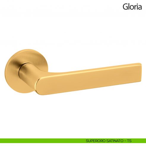 Maniglia per porta Gloria Olivari bassa superoro satinato