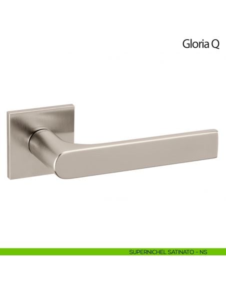Maniglia per porta Gloria Q Olivari bassa supernichel satinato