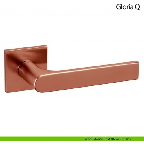 Maniglia per porta Gloria Q Olivari bassa superrame satinato