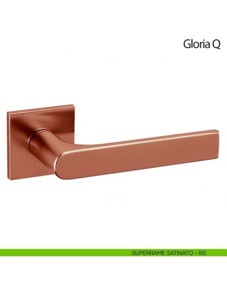 Maniglia per porta Gloria Q Olivari bassa superrame satinato