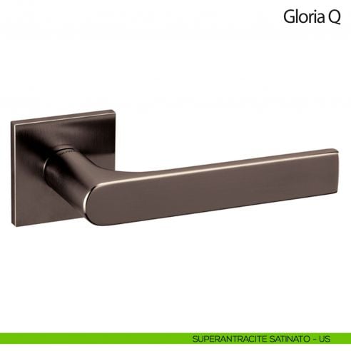 Maniglia per porta Gloria Q Olivari bassa superantracite satinato