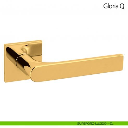 Maniglia per porta Gloria Q Olivari bassa superoro lucido