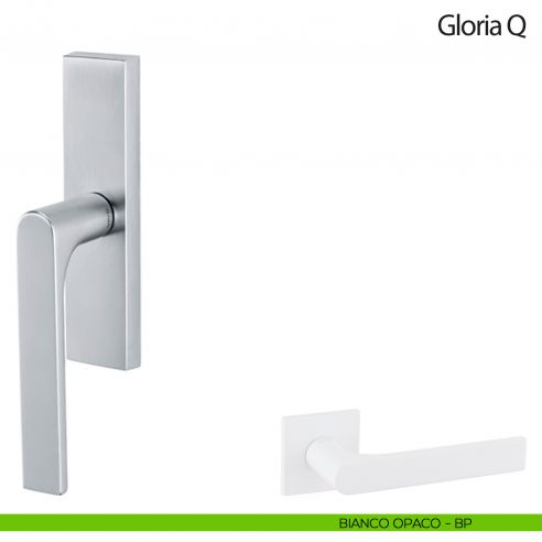 Maniglia per finestra cremonese Gloria Q Olivari bianco opaco