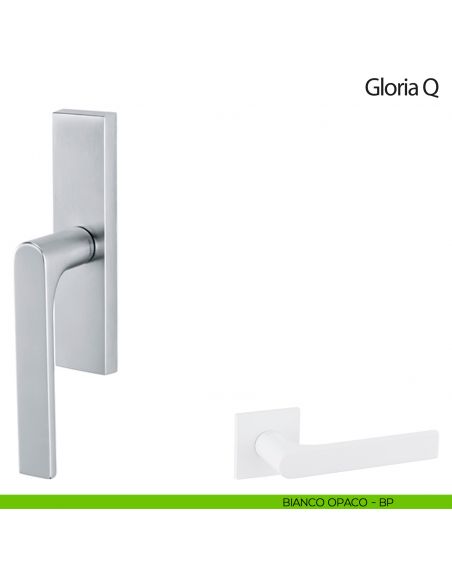 Maniglia per finestra cremonese Gloria Q Olivari bianco opaco