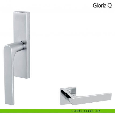 Maniglia per finestra cremonese Gloria Q Olivari cromo lucido