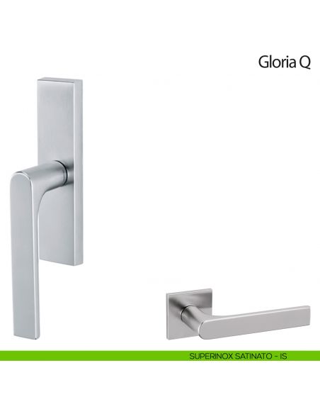 Maniglia per finestra cremonese Gloria Q Olivari superinox satinato