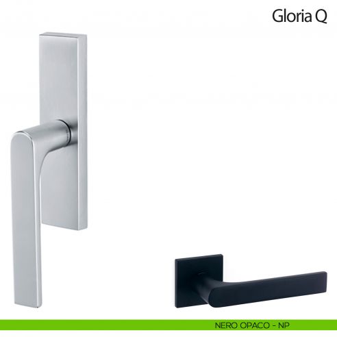 Maniglia per finestra cremonese Gloria Q Olivari nero opaco