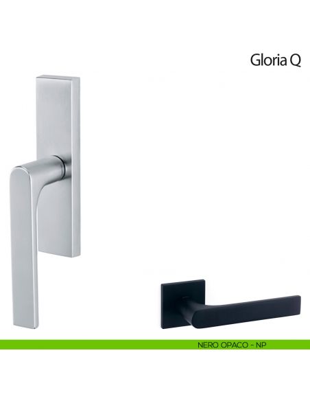 Maniglia per finestra cremonese Gloria Q Olivari nero opaco