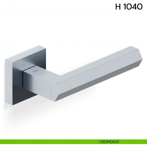 Maniglia per porta H 1040 Valli collezione Fusital cromosat