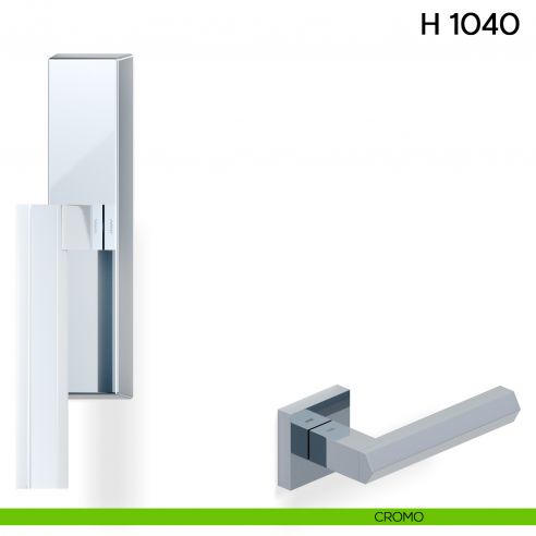 Maniglia per finestra cremonese H 1040 Valli collezione Fusital cromo